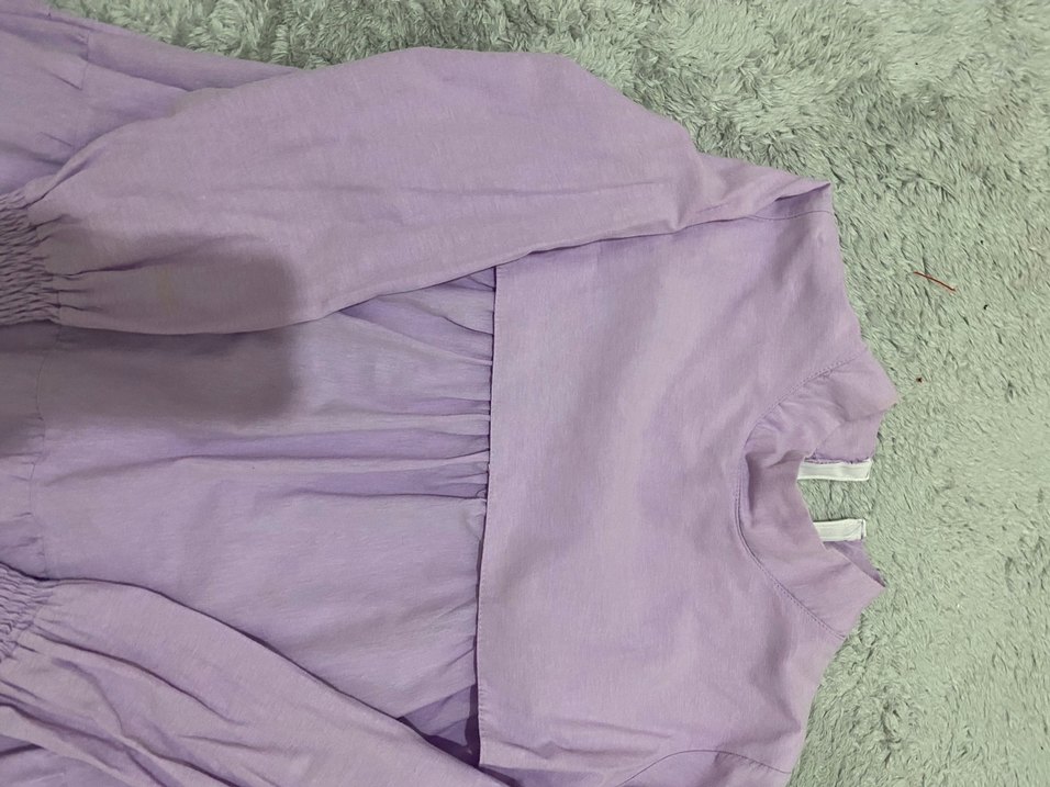 Beyaz tesettür elbise - Görsel 4