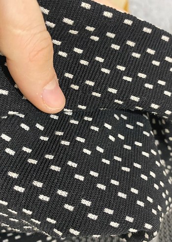 Kadın Siyah Midi Yılan Desenli Triko Ceket - Görsel 5