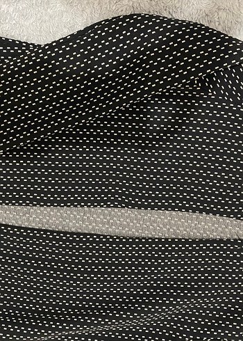 Kadın Siyah Midi Yılan Desenli Triko Ceket - Görsel 3