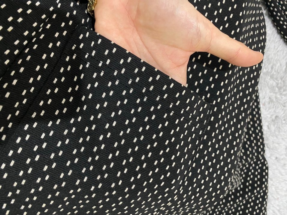 Kadın Siyah Midi Yılan Desenli Triko Ceket - Görsel 4