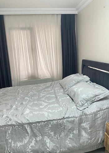 Gri Desenli Yatak Örtüsü - Görsel 5