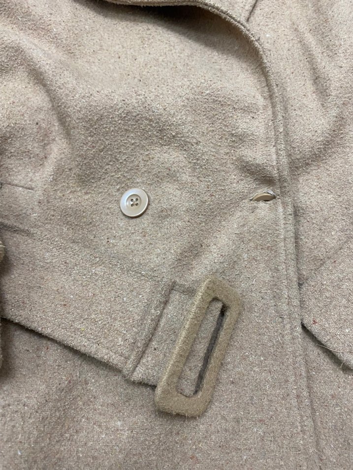 Bej Kadın Oversize Kaban - Görsel 5