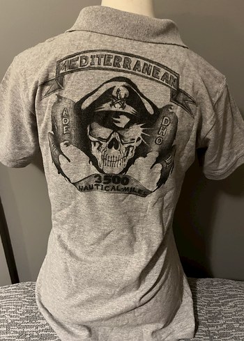 Gri Kısa Kollu Erkek Polo Tişört - Görsel 5