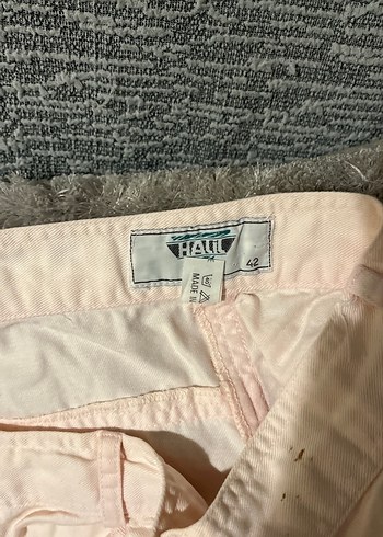 Pembe Midi Hamile Keten Etek - Görsel 5