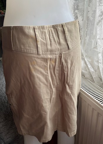 Bej Kemerli Midi Eteği - Görsel 4