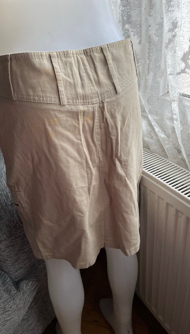 Bej Kemerli Midi Eteği - Görsel 5