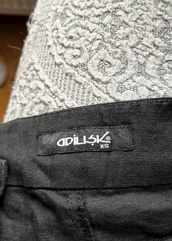 Siyah Kemerli Midi Kot Etek - Görsel 7