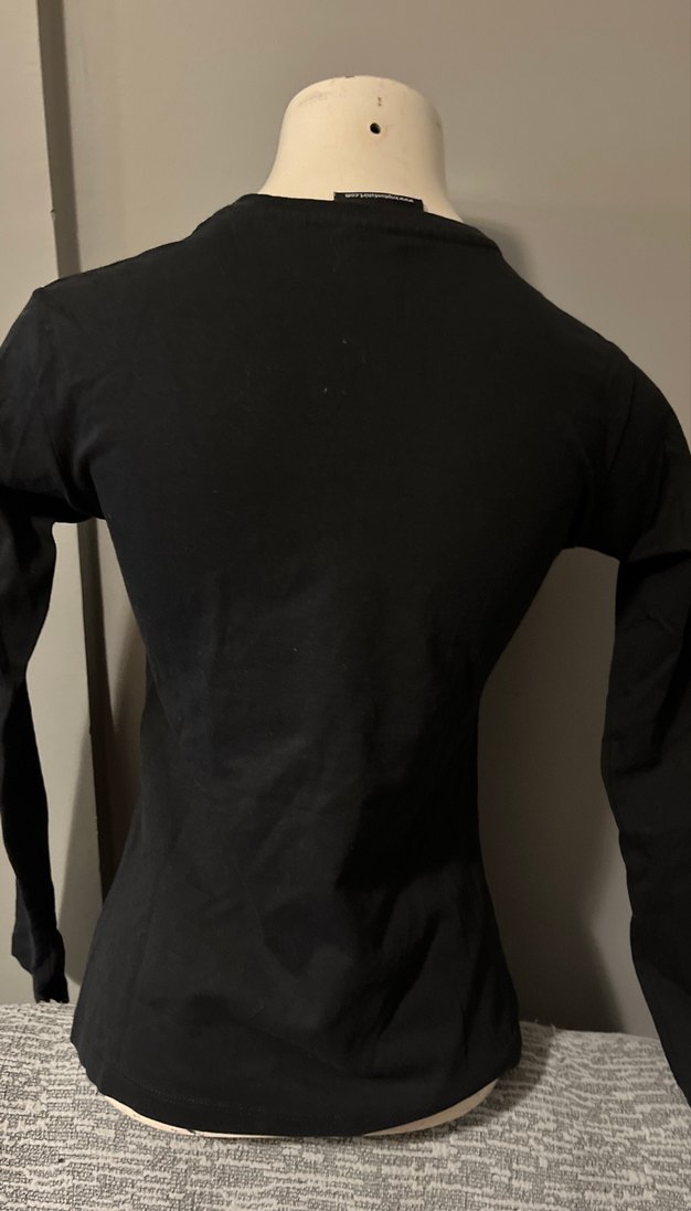 Pamuklu, Baskılı, Siyah gotik Penye kumaş - Görsel 3