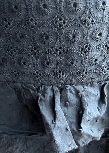 Nakışlı Fırfırlı keten nakışlı - Görsel 3