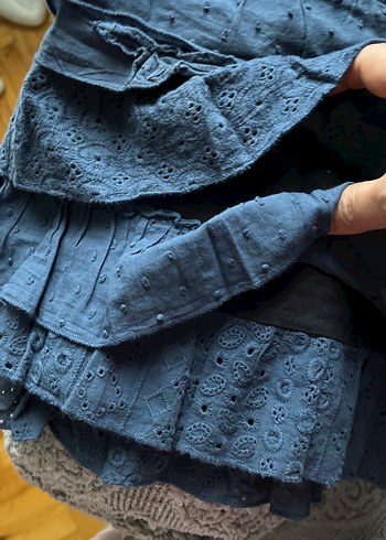 Nakışlı Fırfırlı keten nakışlı - Görsel 7