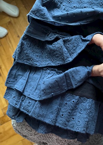 Nakışlı Fırfırlı keten nakışlı - Görsel 8