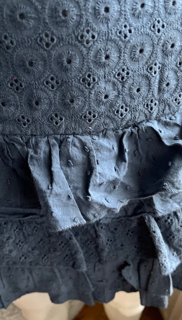 Nakışlı Fırfırlı keten nakışlı - Görsel 2