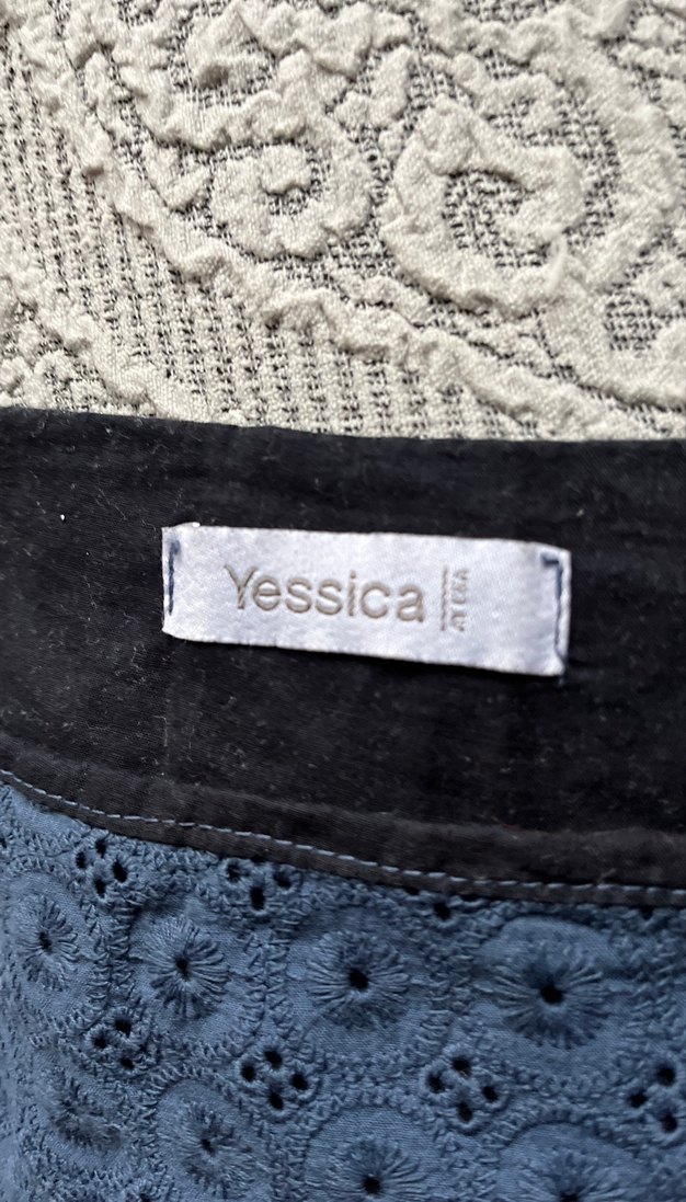 Nakışlı Fırfırlı keten nakışlı - Görsel 4