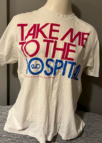 Beyaz Baskılı Hamile Tişörtü - Görsel 4