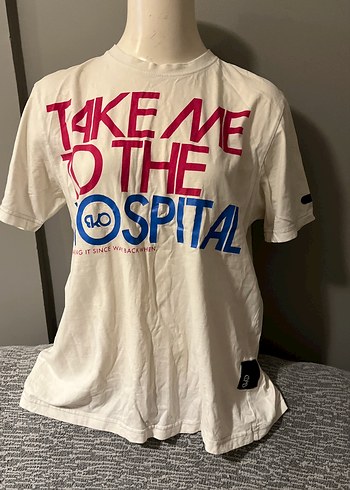 Beyaz Baskılı Hamile Tişörtü - Görsel 3