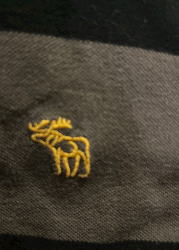 Erkek Gri Siyah Çizgili Polo Tişört - Görsel 12