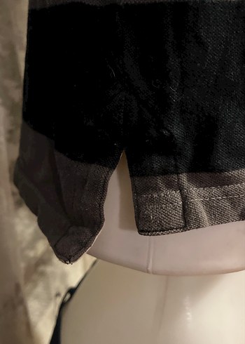 Erkek Gri Siyah Çizgili Polo Tişört - Görsel 6