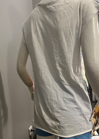 Desenli Transparan Mini Hamile Tunik - Görsel 6