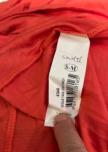 Kırmızı Kolsuz Drapeli Tunik - Görsel 9