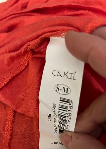 Kırmızı Kolsuz Drapeli Tunik - Görsel 11