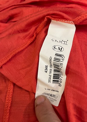 Kırmızı Kolsuz Drapeli Tunik - Görsel 10