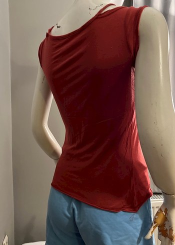 Bordo Bohem Baskılı Bluzu - Görsel 5