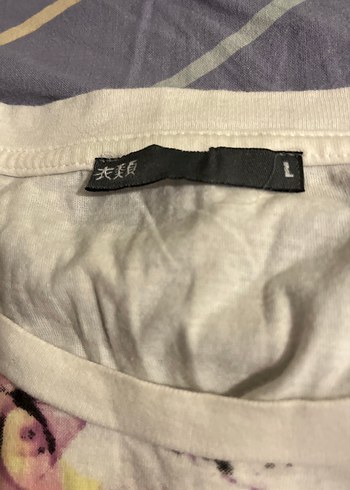 Baskılı Beyaz Kısa Kollu Mini Hamile Tişörtü - Görsel 16