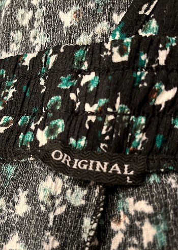 Kadın Siyah Batik Desenli Uzun Tulum - Görsel 5