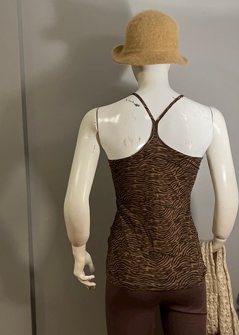 Kahverengi Mini Atlet ve Tayt Takım - Görsel 5