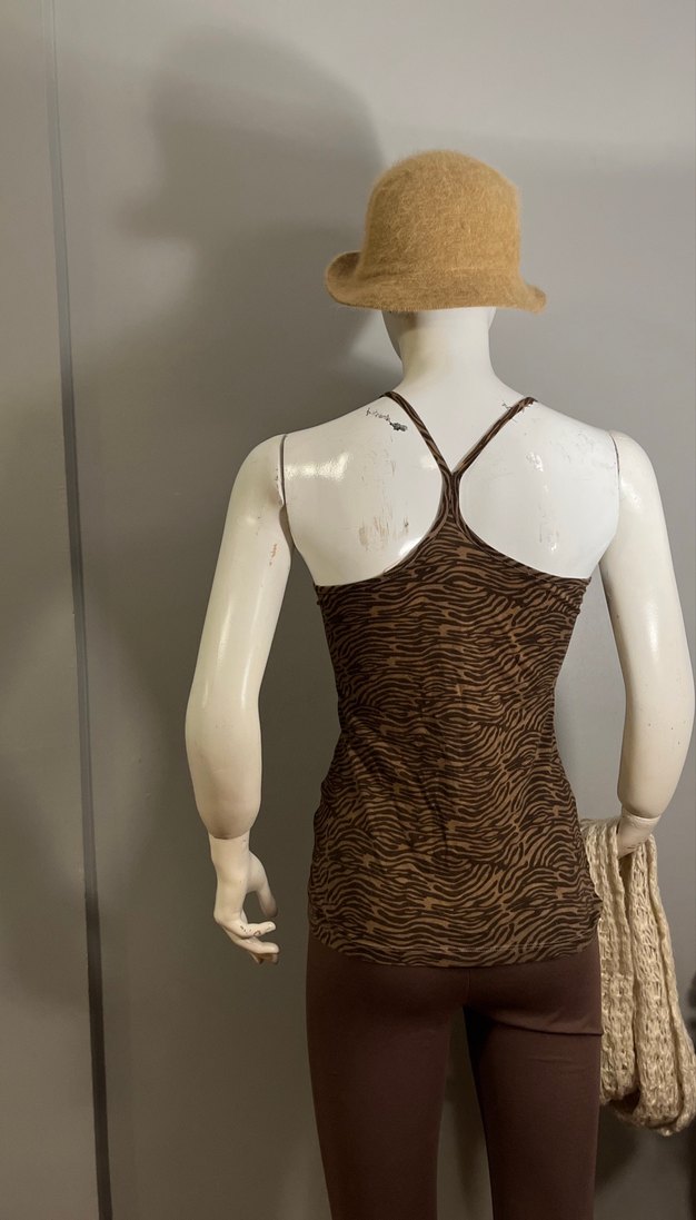 Kahverengi Mini Atlet ve Tayt Takım - Görsel 5