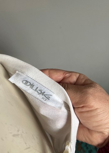 Beyaz Drapeli Straplez  Tunik - Görsel 7