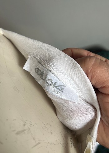 Beyaz Drapeli Straplez  Tunik - Görsel 8