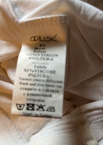 Beyaz Drapeli Straplez  Tunik - Görsel 9