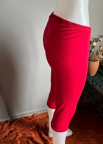 Kısa Kırmızı Tayt - Görsel 4