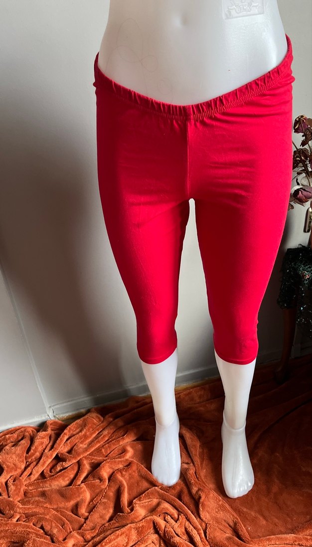 Kısa Kırmızı Tayt - Görsel 2