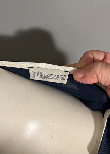 Pull&Bear Lacivert Baskılı  Tişört - Görsel 5