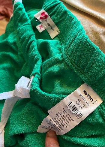 Yeşil Mini Kadın Atletik Şort ve tşört takım - Görsel 14