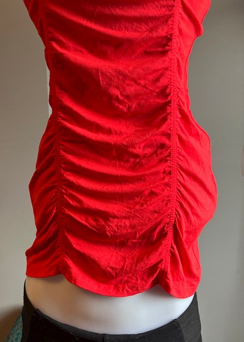 Adil Işık ,Kırmızı Drapeli Mini Elbise - Görsel 7