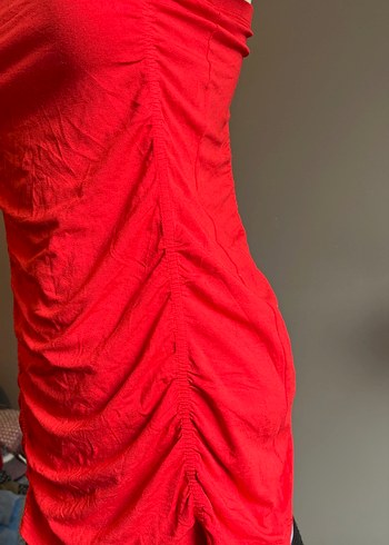 Adil Işık ,Kırmızı Drapeli Mini Elbise - Görsel 2