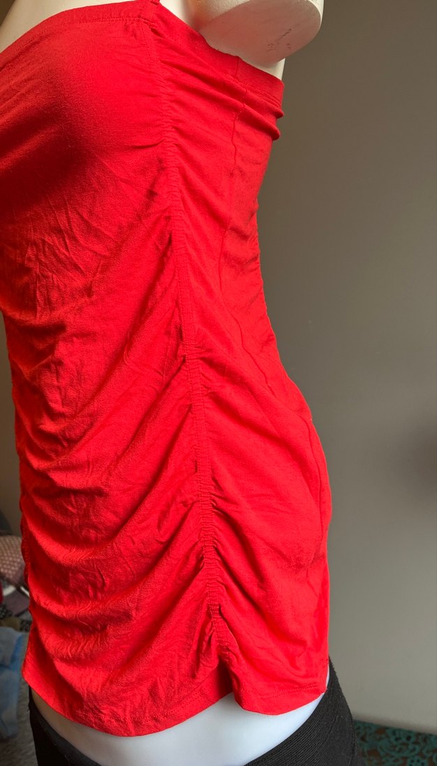 Adil Işık ,Kırmızı Drapeli Mini Elbise - Görsel 2