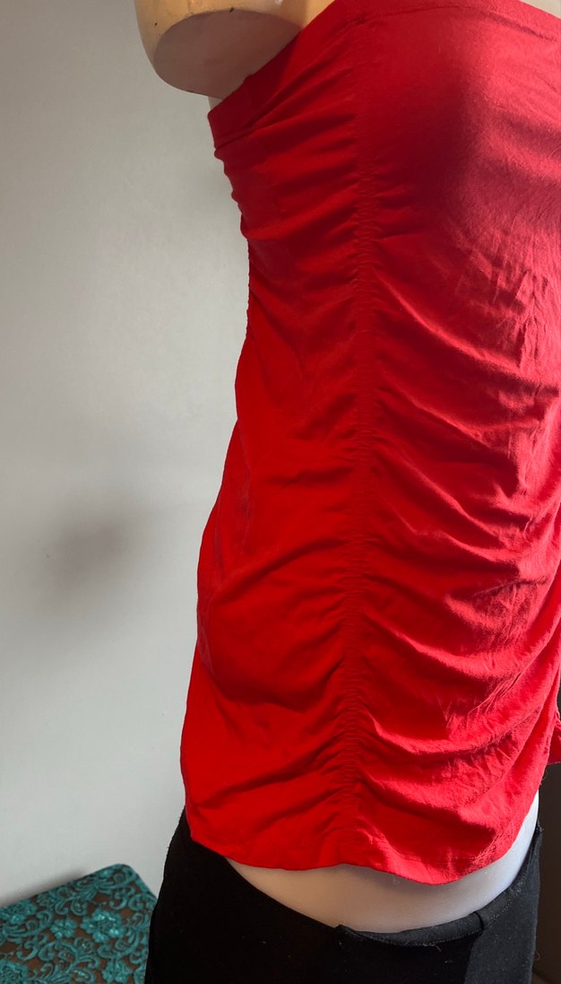 Adil Işık ,Kırmızı Drapeli Mini Elbise - Görsel 3