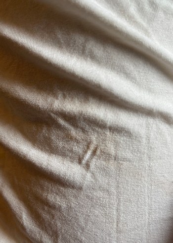 Acil Işık Beyaz Straplez Penye Body - Görsel 11