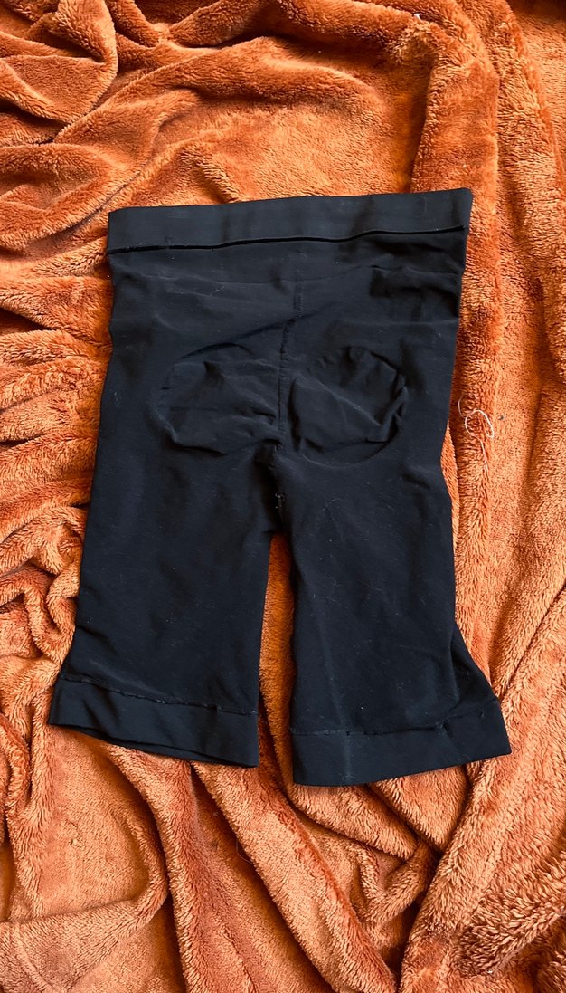 Siyah Elasti Midi Tayt Korse - Görsel 2