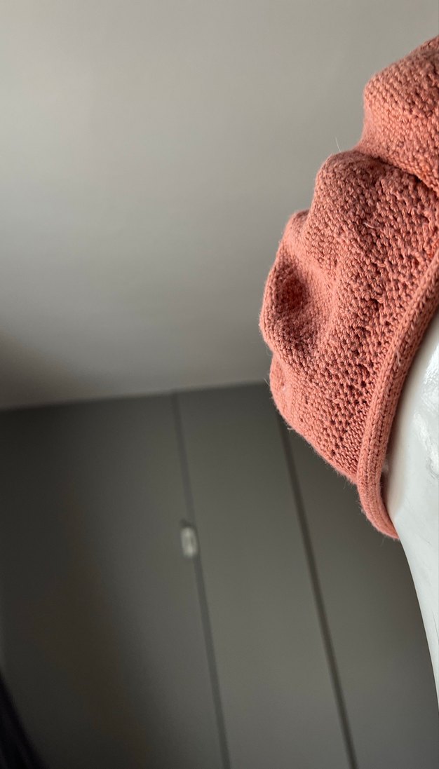 Pembe Örgü Kadın Bere - Görsel 2