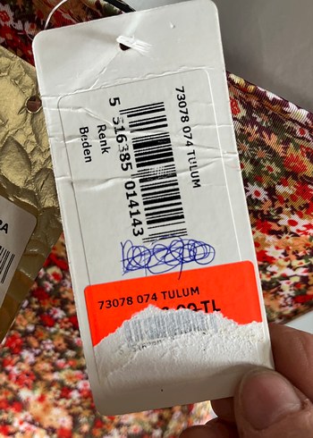 Say Marka-Tulum-Cepli -Çiçekli  Jarse kumaş - Görsel 16