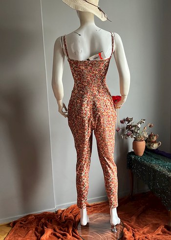 Say Marka-Tulum-Cepli -Çiçekli  Jarse kumaş - Görsel 10