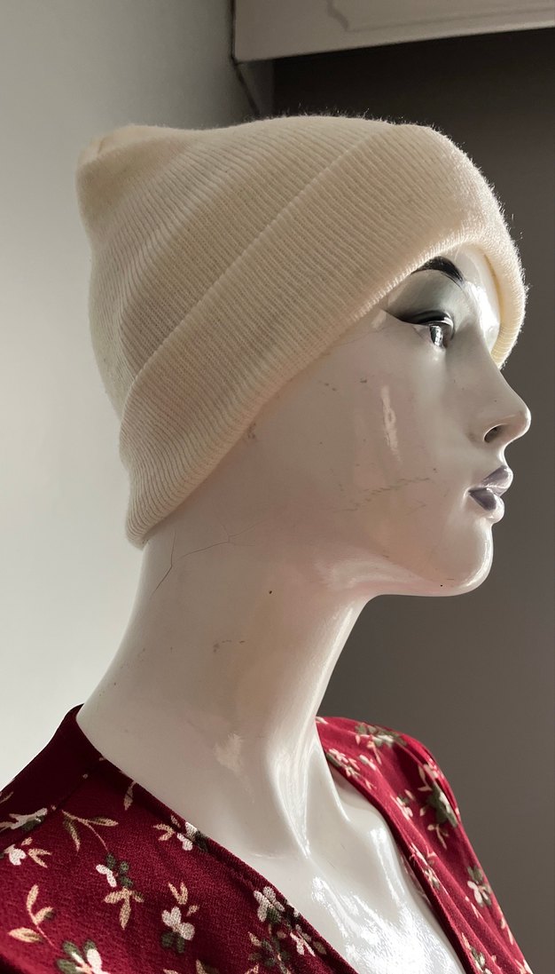 Bej Minimalist Kadın Bere - Görsel 4