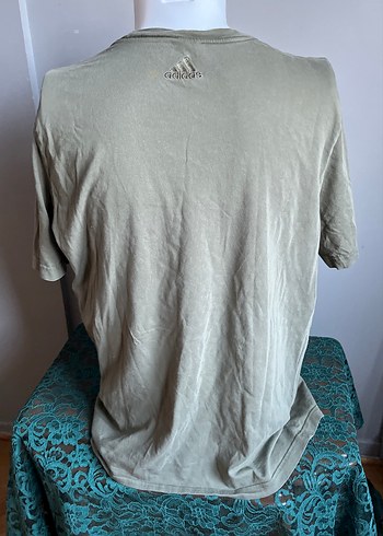 Adidas ,Orjinal ,Cevizi Yeşil ,Erkek tşört - Görsel 4