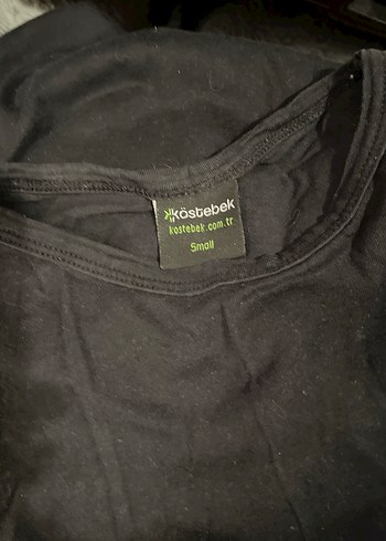 Siyah Uzun Kollu Salaş Gömlek Penye - Görsel 5