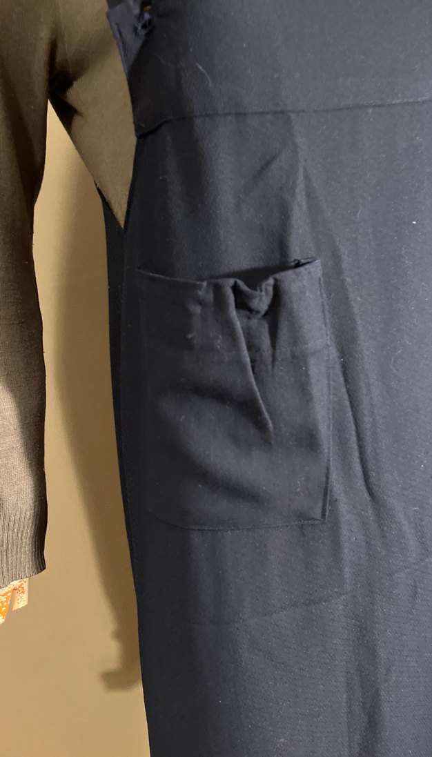 Kadın Lacivert Uzun Salopet - Görsel 3